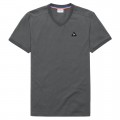 T-shirt Essentiels Le Coq Sportif Homme Gris Noir la Vente à Bas Prix